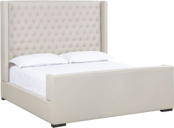 Brittany Bed (King - Dillon Cream) 