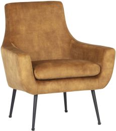 Aletta Lounge Chair (Nono Tapenade Gold) 