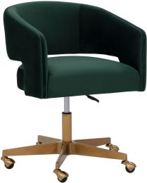 Claren Office Chair (Deep Green Sky) 