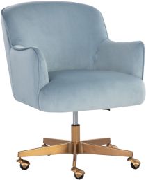 Karina Chaise de Bureau (Ciel Bleu Centaurée) 