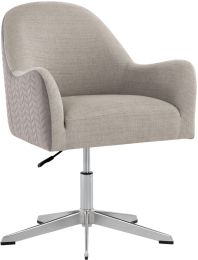 Holland Office Chair (Zenith Taupe Grey & Taupe Sky) 