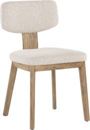 Rickett Dining Chair (Set of 2 - Weathered Oak & Dove Cream) 