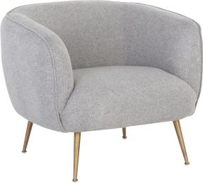 Amara Lounge Chair (Soho Grey) 