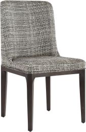 Elisa Dining Chair (Grey Oak & Naya Check Black) 