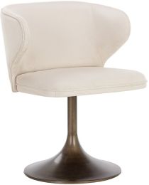 Simone Swivel Dining Chair (Casablanca Cloud) 