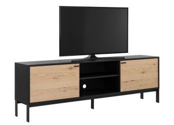 Rosso Media Console And Cabinet 