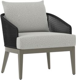 Capri Lounge Chair (Smoke Grey & Copacabana Marble) 