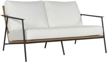 Milan 2 Seater Sofa (Stinson White) 