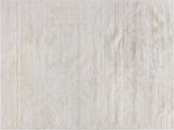 Caruso Hand-Loomed Rug (9 X 12 - Cream & Ivory) 