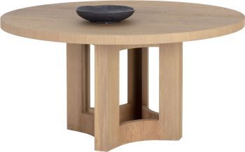 Elma Dining Table (60 In  - Natural) 