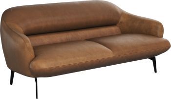 Armani Sofa (Cognac Leather) 