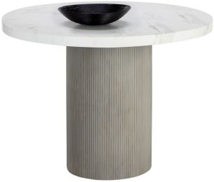 Nicolette Dining Table (40 In - Light Grey) 