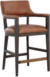 Brylea Counter Stool (Brown & Shalimar Tobacco Leather) 