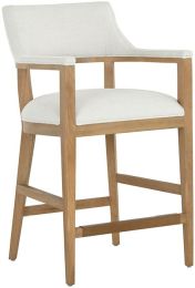 Brylea Counter Stool (Natural & Heather Ivory Tweed) 