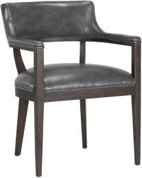 Brylea Dining Armchair (Brown & Brentwood Charcoal Leather) 