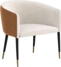 Asher Lounge Chair (Meg Taupe & Meg Gold) 