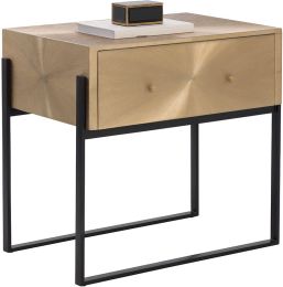 Modena Nightstand (Large - Antique Gold) 