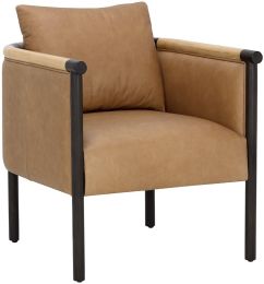 Wilder Lounge Chair (Ludlow Sesame Leather) 