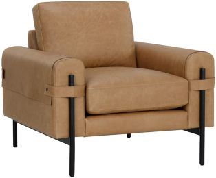 Camus Armchair (Ludlow Sesame Leather) 