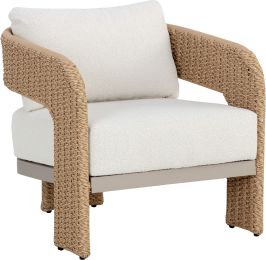 Pylos Lounge Chair (Natural & Louis Cream) 