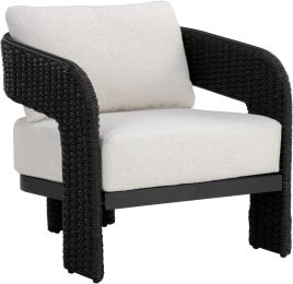 Pylos Lounge Chair (Black & Louis Cream) 