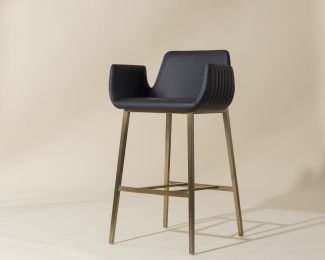 Lucano Barstool (Bravo Black) 