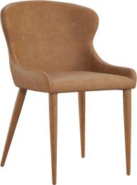 Evora Dining Chair (Set of 2 - Milliken Cognac) 