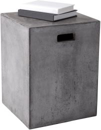 Castor End Table (Anthracite Grey) 