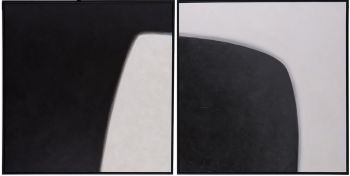 Double Cross - (Set of 2 - 48 X 48 - Black Floater Frame) 