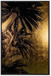 Palm Life (48 In X 72 In - Charcoal Frame) 