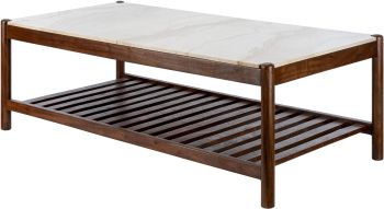 Guapa Coffee Table (Cream & Brown) 
