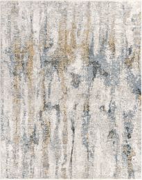 Cardiff Rug (Grey & Mustard - 7'10 x 10'2) 