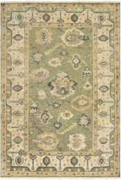 Hillcrest Tapis (Sauge & Jaune - 10' x 14') 