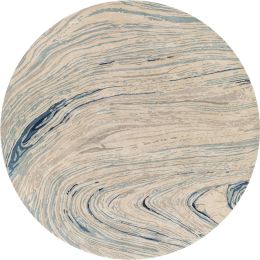 Kavita Rug 2308 (Oatmeal & Grey - Round - 12' x 12') 