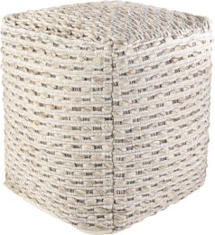 Lanier Pouf (Light Beige) 