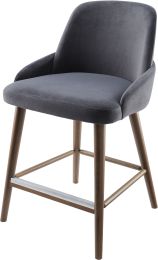 Peregrine Counter Stool (Black & Charcoal) 