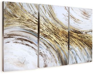 Indroduction Hand Painted Canvas (Set of 3) 