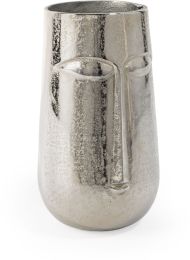 Magnus Metal Table Vase (Small - Silver) 