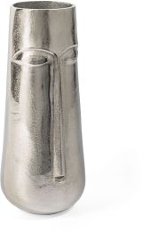 Magnus Metal Table Vase (Large - Silver) 