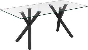 Stark Rectangular Dining Table (Black) 