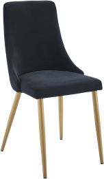 Carmilla Side Chair (Set of 2 - Black) 