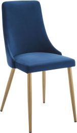 Carmilla Side Chair (Set of 2 - Blue) 