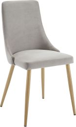 Carmilla Side Chair (Set of 2 - Grey) 