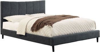 Rimo Bed (Double - Grey) 