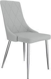 Devo Side Chair (Set of 2 - Light Grey) 