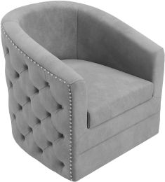 Velci Accent Chair (Grey) 
