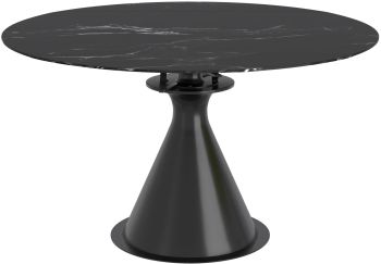 Calisto Table À Diner Extensible (Noir) 