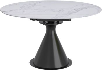 Calisto Extendable Dining Table (White) 