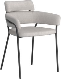Axel Side Chair (Set of 2 - Grey & Black) 