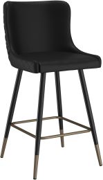 Xander 26 In Counter Stool (Set of 2 - Black) 